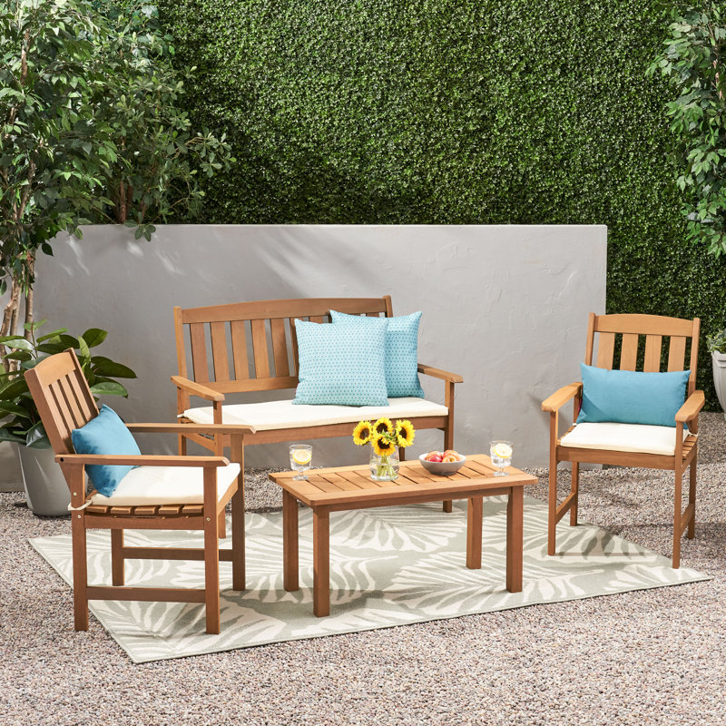 Kristine 4 Piece Sofa Seating Group With Cushions & Reviews Birch Lane